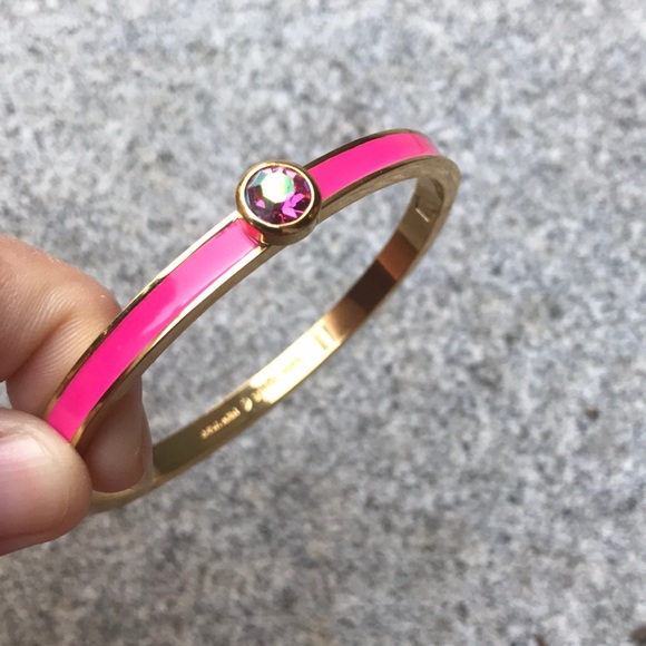 kate spade Jewelry - NWOT KATE SPADE forever gems pink hinge bracelet